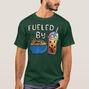 Camiseta Fideos Ramen Burbuja Tapioca Leche Kawaii Boba