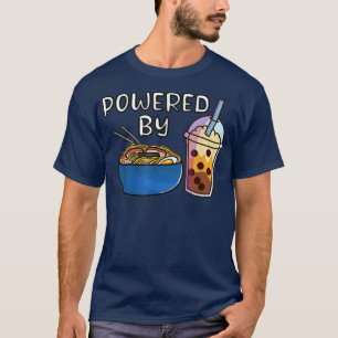 Camiseta Fideos Ramen Burbuja Tapioca Leche Kawaii Boba