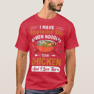 Camiseta Fideos Ramen Mejorados Con Pollo Divertido Come Fi