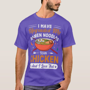 Camiseta Fideos Ramen Mejorados Con Pollo Fun Noodle Eat