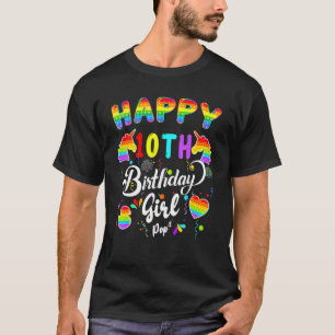 Camiseta Fidget Pop It Birthday Feliz 10 cumpleaños Chica P