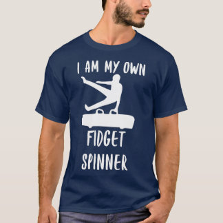 Camiseta Fidget Spinner Pommel Horse Masculino Gimnast