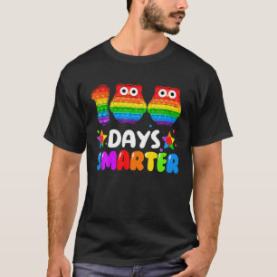Camiseta Fidget Toy 100 Días Más Inteligente Poppin 100 Día