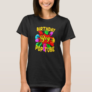 Camiseta Fidget Toy Pop Tube Birthday Boy