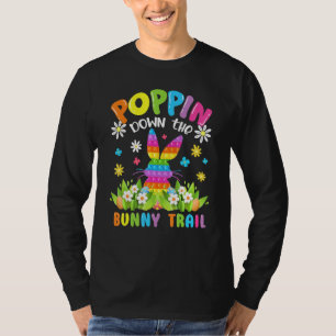 Camiseta Fidget Toy Poppin Down Bunny Trail Funny Easte