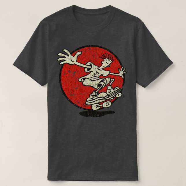 Camiseta Fido Dido seguir patinando 1985 (Diseño del anverso)