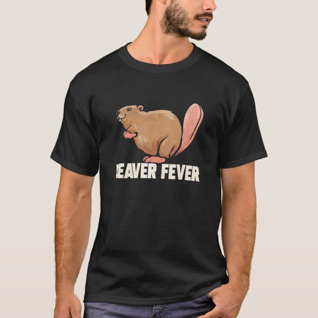 Camiseta Fiebre De Castor Para Roedor De Animales De Beaver (Anverso)