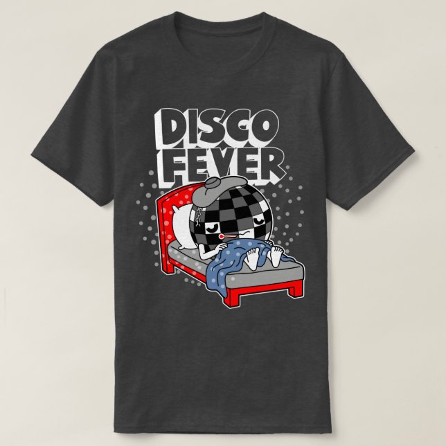 Camiseta Fiebre de disco (Diseño del anverso)