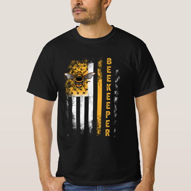 Camiseta Fiebre de la apicultura de miel Hive Beekeeper USA (Anverso)