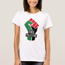 Camiseta Fiebre de la bandera de Palestina Libre