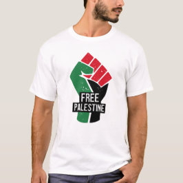 Camiseta Fiebre de la bandera de Palestina Libre