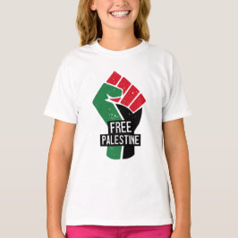 Camiseta Fiebre de la bandera de Palestina Libre