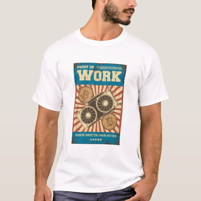 Camiseta Fiebre de oro criptográfico (Anverso)