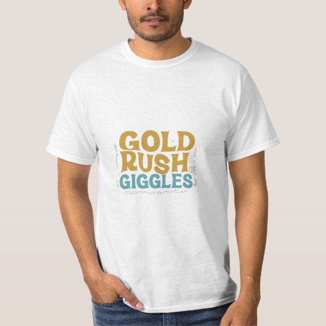 Camiseta "Fiebre de oro de gafas" (Anverso)