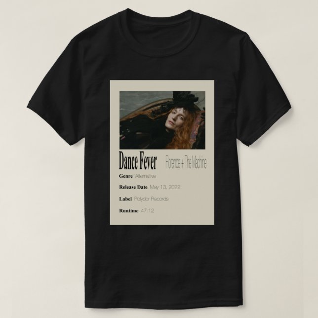Camiseta Fiebre del baile (Diseño del anverso)
