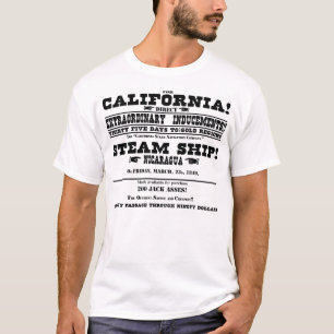 Camiseta Fiebre del Oro en California