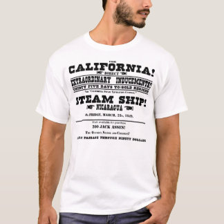 Camiseta Fiebre del Oro en California