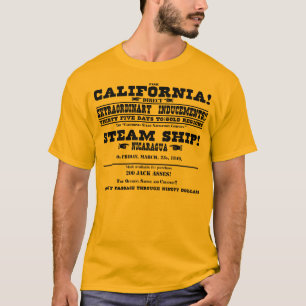 Camiseta Fiebre del Oro en California