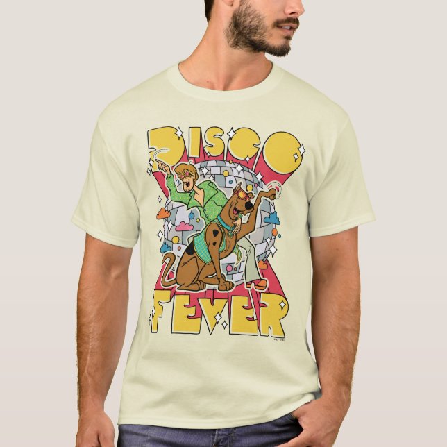 Camiseta Fiebre Disco con Scooby y Shaggy (Anverso)
