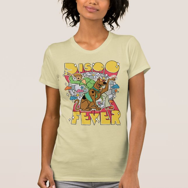 Camiseta Fiebre Disco con Scooby y Shaggy (Anverso)