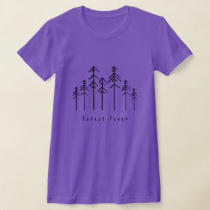 Camiseta **Fiebre forestal moderna Boho