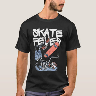 Camiseta Fiebre por el Patinaje – Diseño de Arte Callejero