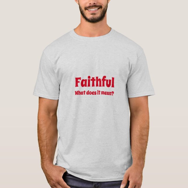 Camiseta fiel (Anverso)