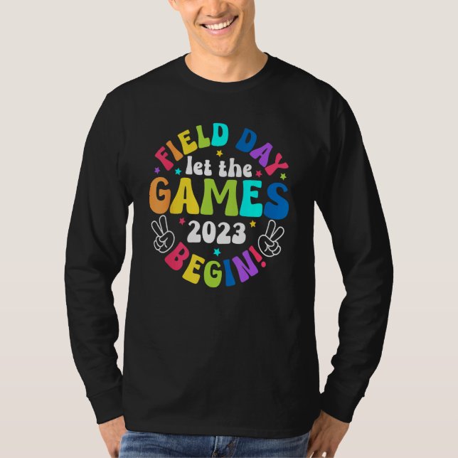 Camiseta Field Day 2023 Let The Games Begin Kids Boys Girls (Anverso)