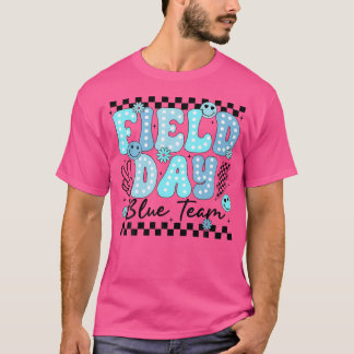 Camiseta Field Day Blue Team Color Field Trip Team Game Com