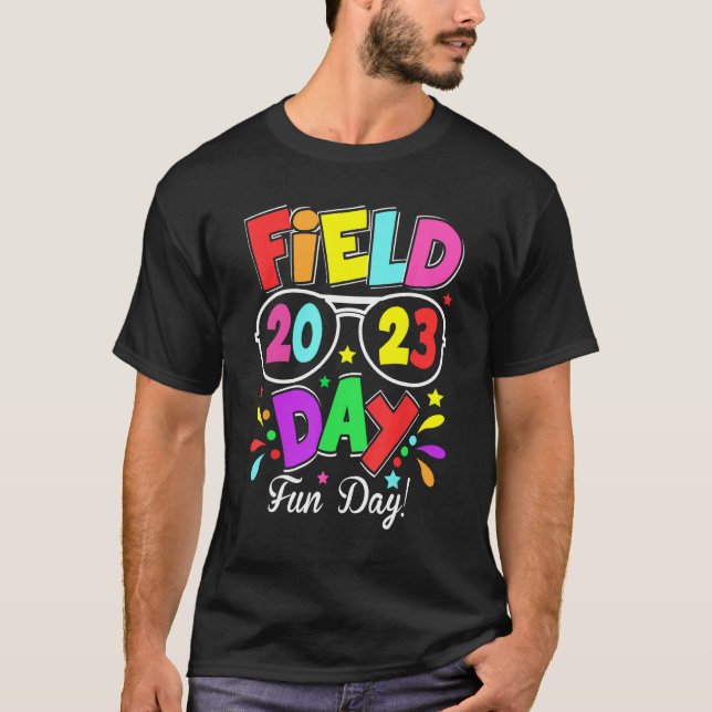 Camiseta Field Day Fun Day 2023 Last Day of School (Anverso)