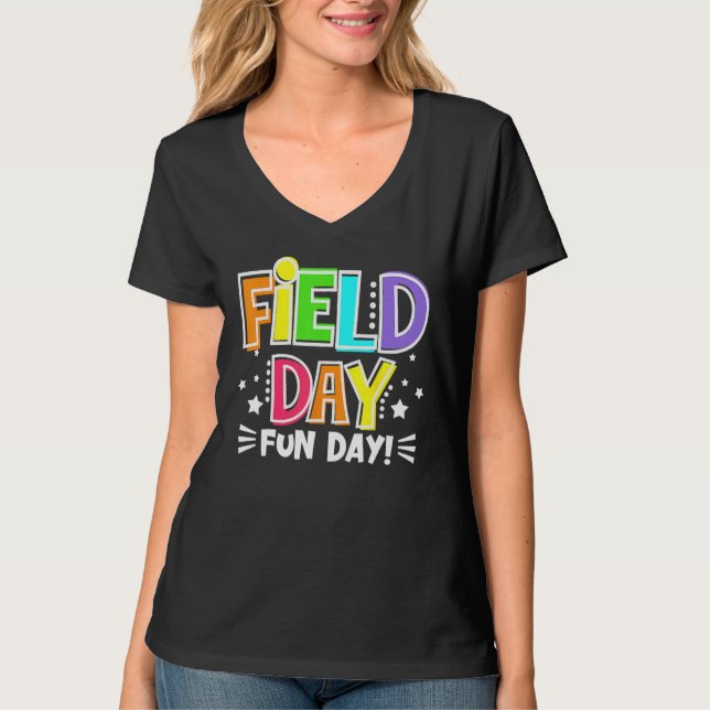 Camiseta Field Day Fun Day Last Day Of School Teacher Stude (Anverso)