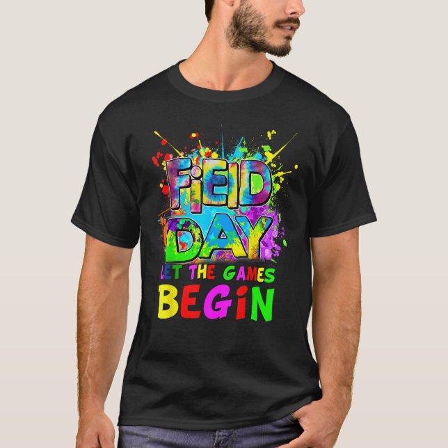 Camiseta Field Day Time Teachers 2023 Games Begin Kids Girl (Anverso)