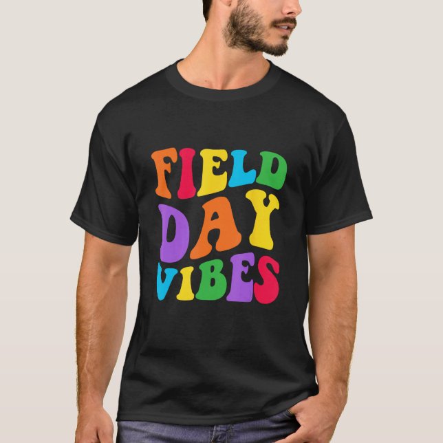 Camiseta Field Day Vibes   For Teacher Kids Field Day 2023  (Anverso)