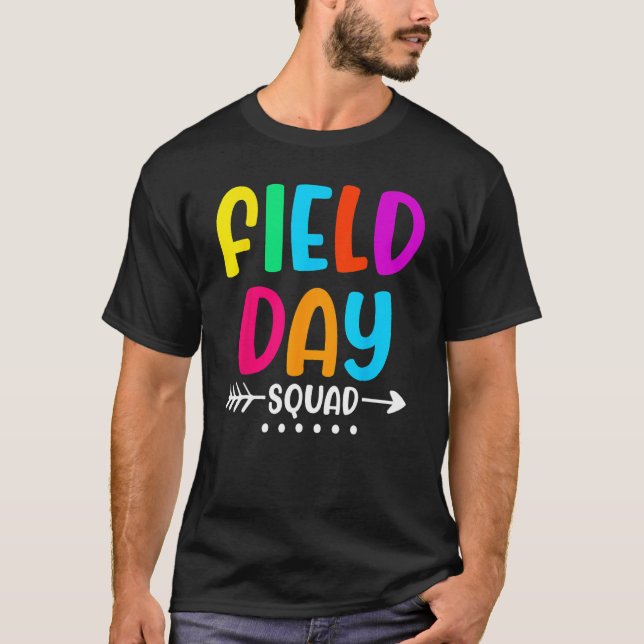 Camiseta Field Fun Day 2023 Squad School Trip Vibes Kids Te (Anverso)