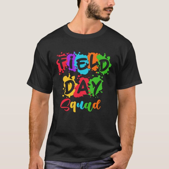Camiseta Field Fun Day Squad School Kids Vibes Boys Girls T (Anverso)