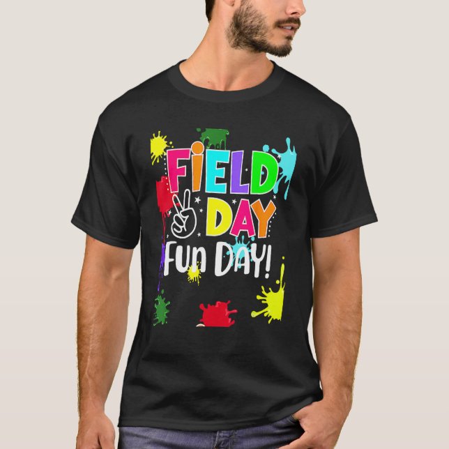 Camiseta Field Fun Day Squad School Trip Vibes Boys Girls T (Anverso)