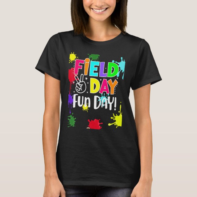 Camiseta Field Fun Day Squad School Trip Vibes Boys Girls T (Anverso)