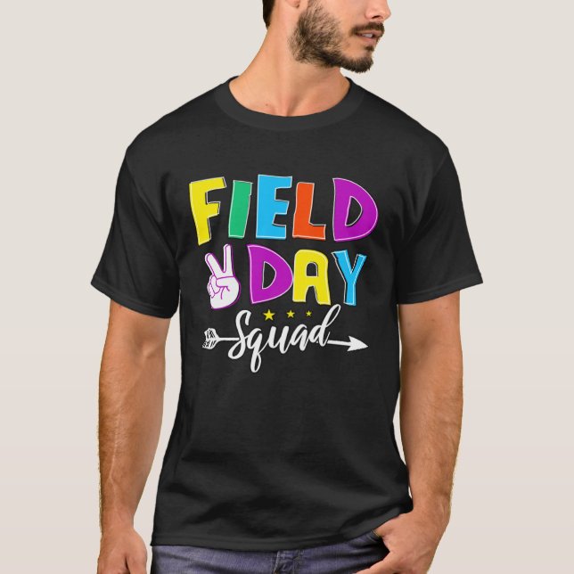Camiseta Field Fun Day Squad School Trip Vibes Boys Girls T (Anverso)