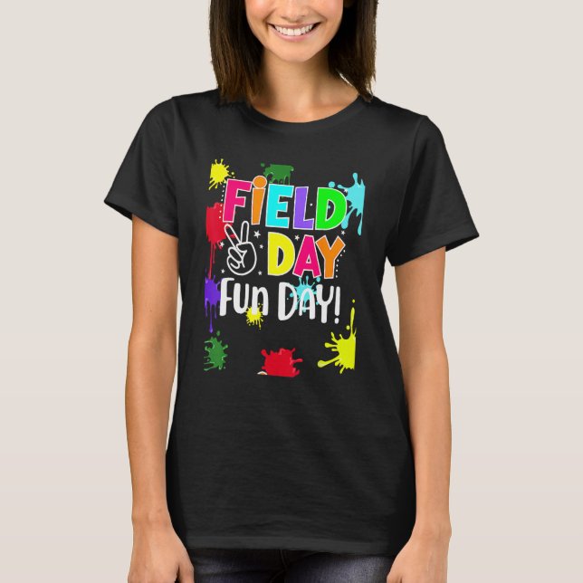 Camiseta Field Fun Day Squad School Trip Vibes Boys Girls T (Anverso)