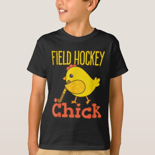 Camiseta Field Hockey Chick - Cute Womens Field Hockey Play (Anverso)