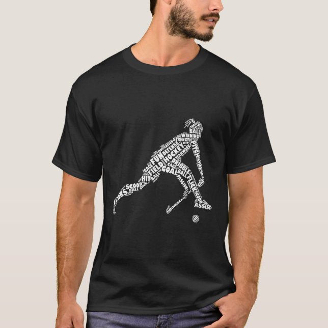 Camiseta Field Hockey Love Field Hockey Player Hockey Fan  (Anverso)