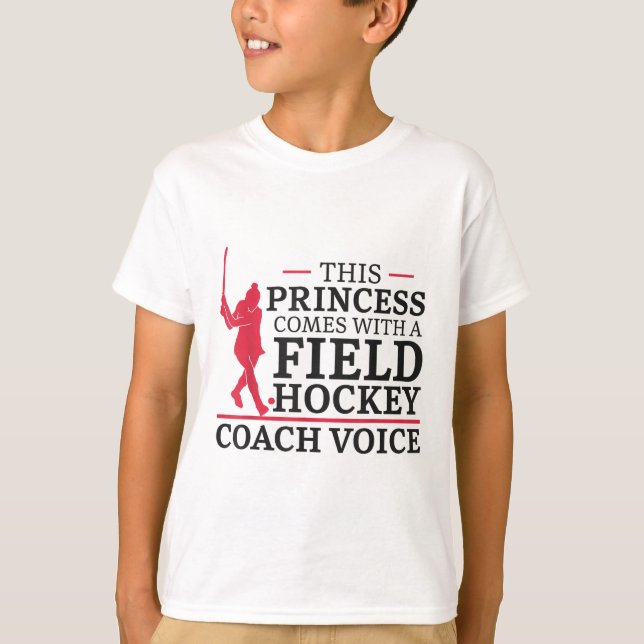 Camiseta Field Hockey This Princess Comes With A Field Hock (Anverso)