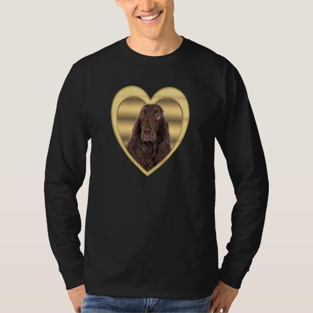 Camiseta Field Spaniel Dog  Dog Heart   Field Spaniel  2 (Anverso)