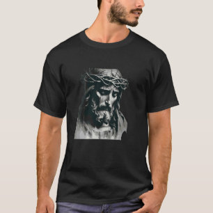 Camiseta Fieles cristianos Jesús corona con espinas