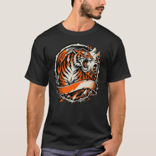 Camiseta Fiera Tigre – Calle Animal Salvaje Agresi