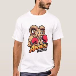 Camiseta Fierce Aries Ram Boxer "Siempre listo para un desa
