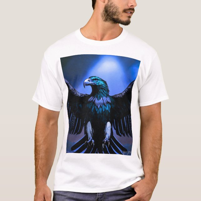 Camiseta Fierce Crystal Eagle – Wild Spirit Canvas Art (Anverso)