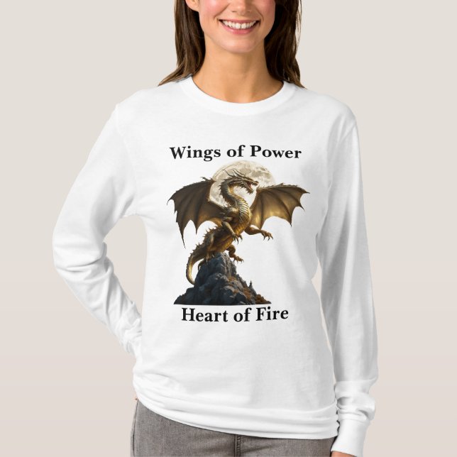 Camiseta Fierce Dragon Rearing (Anverso)