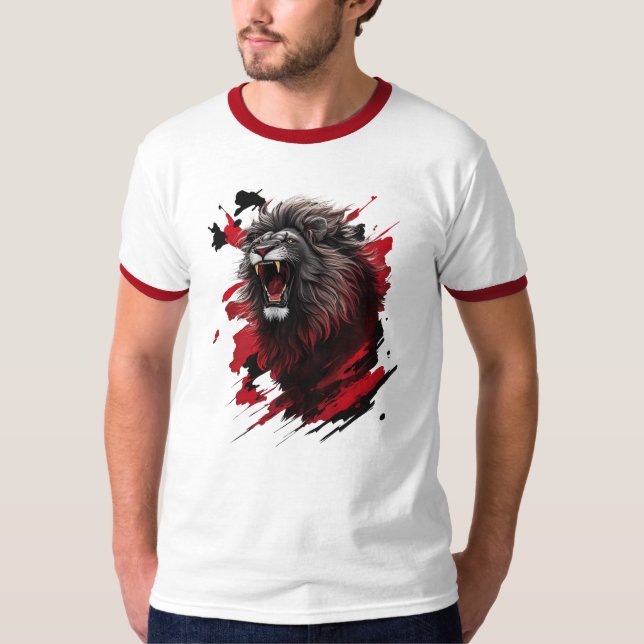 Camiseta Fierce, el león negro (Anverso)