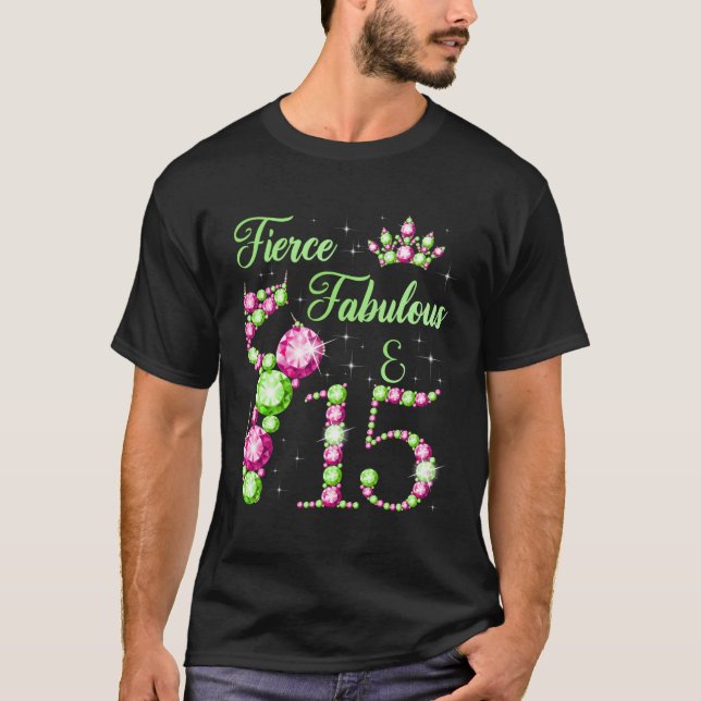 Camiseta Fierce Fabuloso 15 Años 15ª Py Ballerina (Anverso)